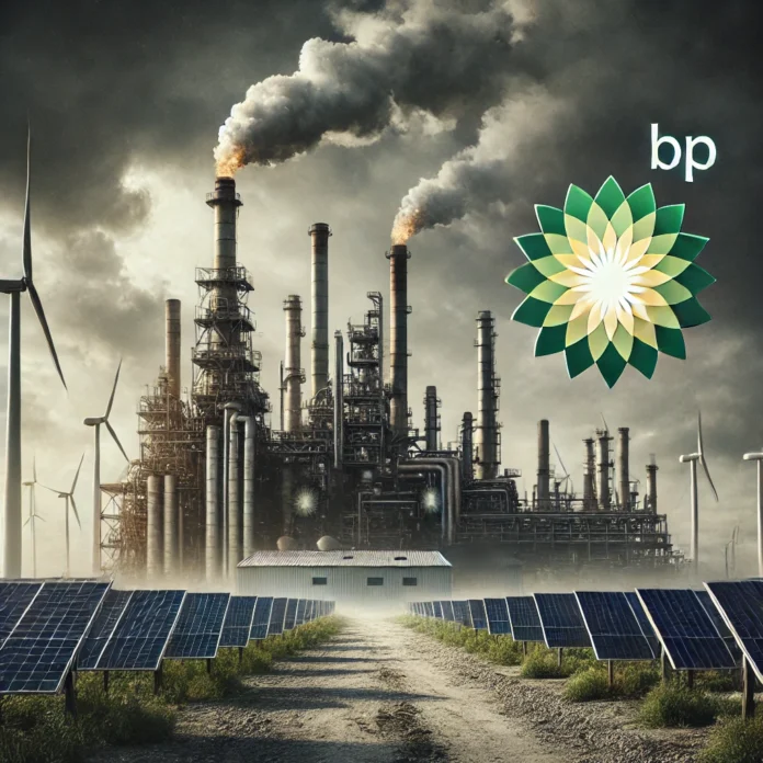 BP shifts back to oil and gas