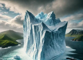 Largest Iceberg Grounded South Georgia Island largest iceberg grounded South Georgia