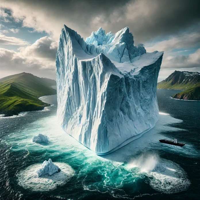 largest iceberg grounded South Georgia