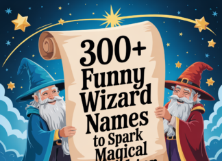 300+ Funny Wizard Names to Spark Magical Laughter funny wizard names
