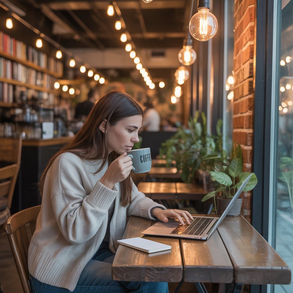 best coffee shops to work remotely near me