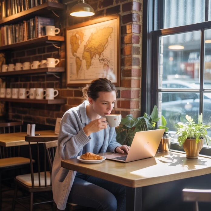 best coffee shops to work remotely near me