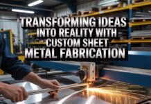 Custom Sheet Metal Fabrication: 1 Powerful Ultimate Guide Custom sheet metal fabrication using CNC laser cutting for precision components